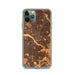 Custom Dallas Texas Map Phone Case in Ember