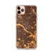 Custom Dallas Texas Map Phone Case in Ember