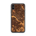 Custom Dallas Texas Map Phone Case in Ember