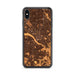 Custom Dallas Texas Map Phone Case in Ember