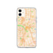 Custom Dallas Texas Map Phone Case in Watercolor