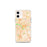 Custom Dallas Texas Map iPhone 12 mini Phone Case in Watercolor