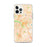 Custom Dallas Texas Map iPhone 12 Pro Max Phone Case in Watercolor