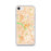 Custom Dallas Texas Map iPhone SE Phone Case in Watercolor