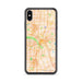 Custom Dallas Texas Map Phone Case in Watercolor