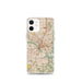 Custom Dallas Texas Map iPhone 12 mini Phone Case in Woodblock