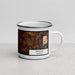 Right View Custom Dalton Georgia Map Enamel Mug in Ember