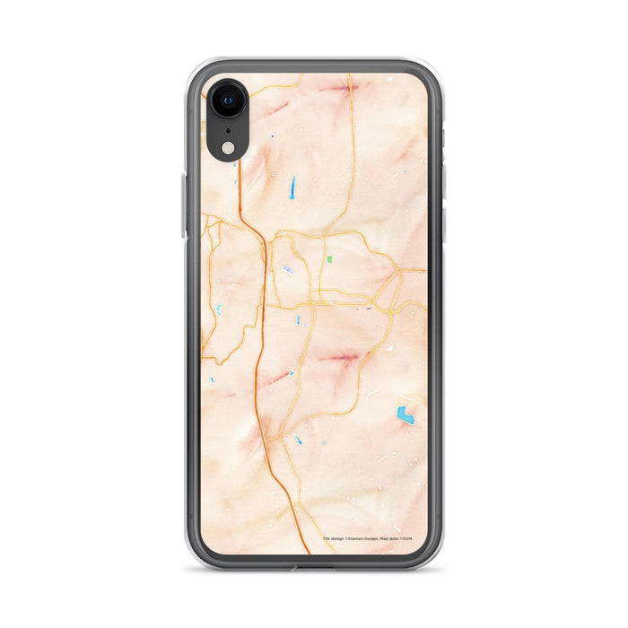 Custom Dalton Georgia Map Phone Case in Watercolor