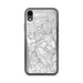 Custom iPhone XR Daly City California Map Phone Case in Classic