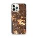 Custom iPhone 12 Pro Max Daly City California Map Phone Case in Ember