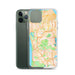 Custom Daly City California Map Phone Case in Watercolor