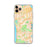 Custom iPhone 11 Pro Max Daly City California Map Phone Case in Watercolor