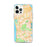 Custom iPhone 12 Pro Max Daly City California Map Phone Case in Watercolor