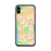 Custom iPhone X/XS Daly City California Map Phone Case in Watercolor