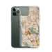 Custom Daly City California Map Phone Case in Woodblock