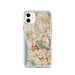 Custom iPhone 11 Daly City California Map Phone Case in Woodblock