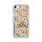 Custom iPhone SE Daly City California Map Phone Case in Woodblock