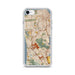 Custom iPhone SE Daly City California Map Phone Case in Woodblock
