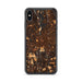 Custom Danbury Connecticut Map Phone Case in Ember