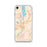 Custom Danbury Connecticut Map iPhone SE Phone Case in Watercolor