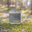 Right View Custom Danville California Map Enamel Mug in Afternoon on Grass With Trees in Background