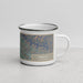 Right View Custom Danville California Map Enamel Mug in Afternoon