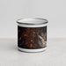 Front View Custom Darrington Washington Map Enamel Mug in Ember