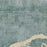 Davenport Iowa Map Print in Afternoon Style Zoomed In Close Up Showing Details