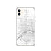 Custom Davenport Iowa Map Phone Case in Classic