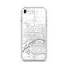 Custom Davenport Iowa Map Phone Case in Classic