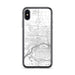 Custom Davenport Iowa Map Phone Case in Classic