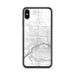 Custom Davenport Iowa Map Phone Case in Classic