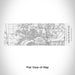 Rendered View of Davenport Iowa Map Engraving on 10oz Stainless Steel Insulated Cup with Sliding Lid in White