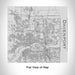 Rendered View of Davenport Iowa Map Engraving on 17oz Stainless Steel Insulated Tumbler