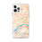 Custom Davenport Iowa Map iPhone 12 Pro Max Phone Case in Watercolor
