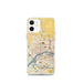 Custom Davenport Iowa Map iPhone 12 mini Phone Case in Woodblock