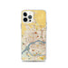 Custom Davenport Iowa Map iPhone 12 Pro Phone Case in Woodblock