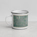 Left View Custom Davis California Map Enamel Mug in Afternoon