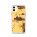 Custom Davis California Map Phone Case in Ember