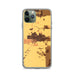 Custom Davis California Map Phone Case in Ember