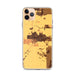 Custom Davis California Map Phone Case in Ember