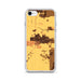 Custom Davis California Map iPhone SE Phone Case in Ember