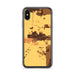 Custom Davis California Map Phone Case in Ember