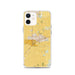 Custom Davis California Map iPhone 12 Phone Case in Woodblock