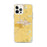 Custom Davis California Map iPhone 12 Pro Max Phone Case in Woodblock