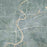 Dayton Ohio Map Print in Afternoon Style Zoomed In Close Up Showing Details