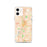 Custom Dayton Ohio Map iPhone 12 Phone Case in Watercolor