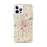 Custom Dayton Ohio Map iPhone 12 Pro Max Phone Case in Woodblock