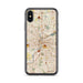 Custom Dayton Ohio Map Phone Case in Woodblock