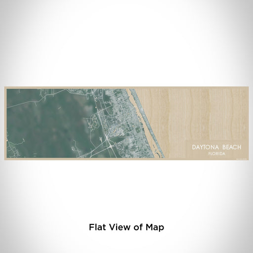 Flat View of Map Custom Daytona Beach Florida Map Enamel Mug in Afternoon